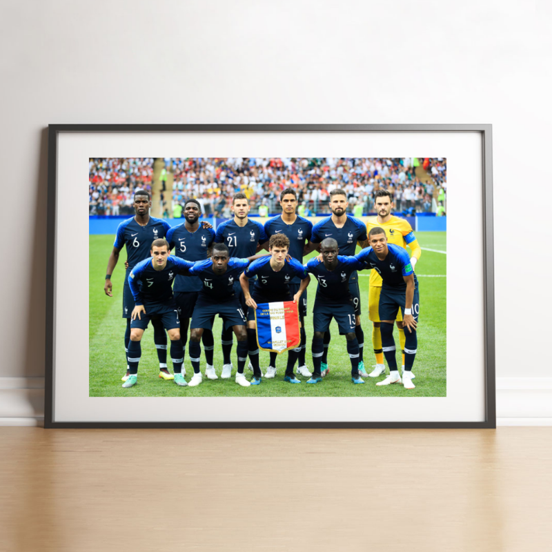 Photo de l'équipe de France, Finale 2018