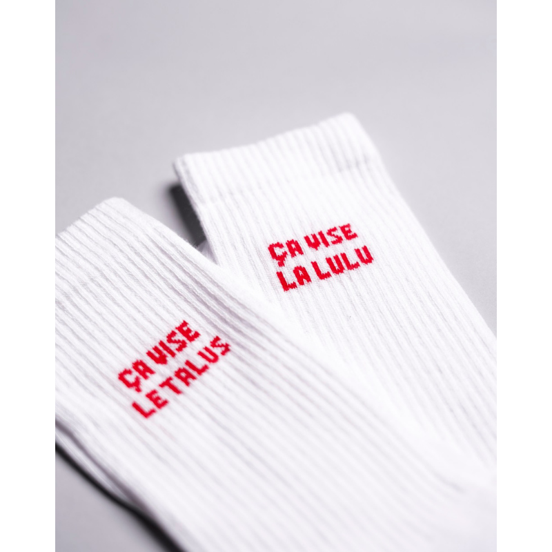 Chaussettes "Ça vise la lulu"