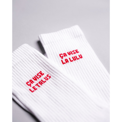 Chaussettes "Ça vise la lulu"
