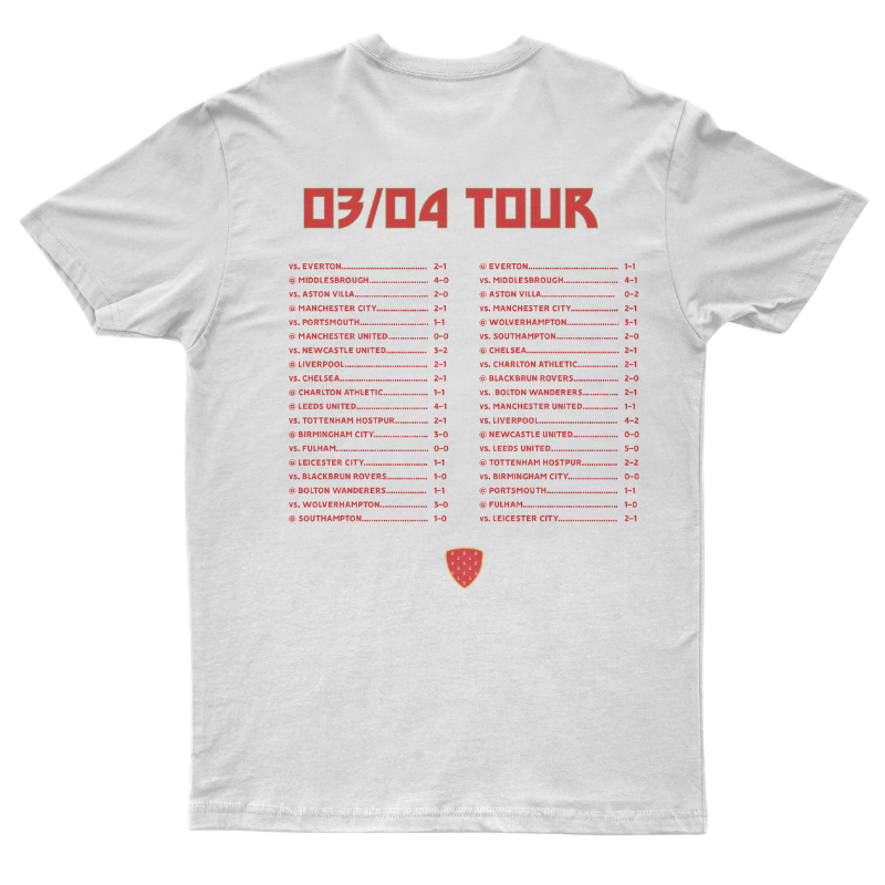 T-Shirt "Arsenal Invincibles 2004" On Tour
