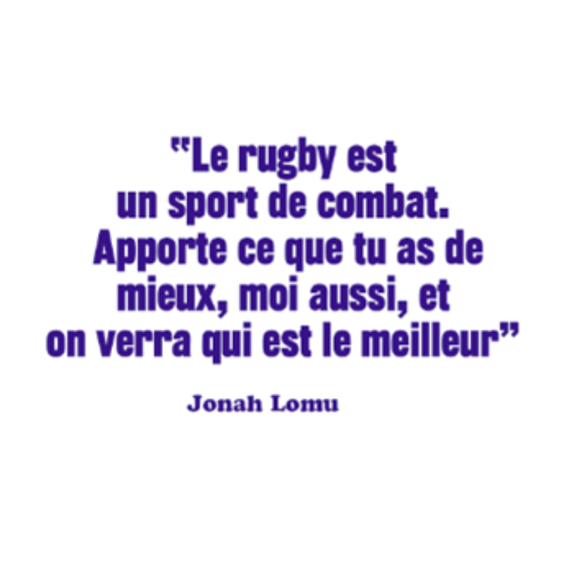 Mug citation Lomu "Apporte ce que tu as de mieux, on verra qui est le meilleur"