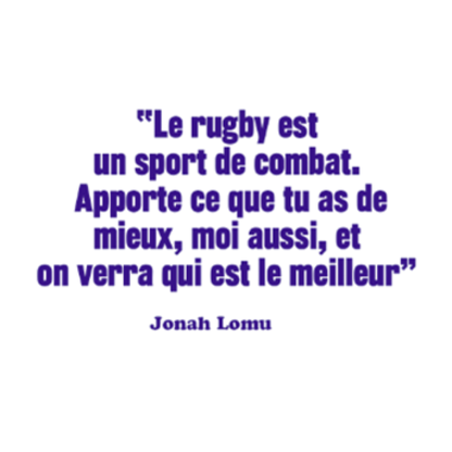 Mug citation Lomu "Apporte ce que tu as de mieux, on verra qui est le meilleur"