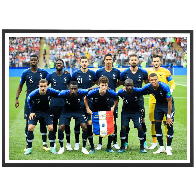 Photo de l'équipe de France, Finale 2018