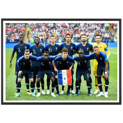 Photo de l'équipe de France, Finale 2018