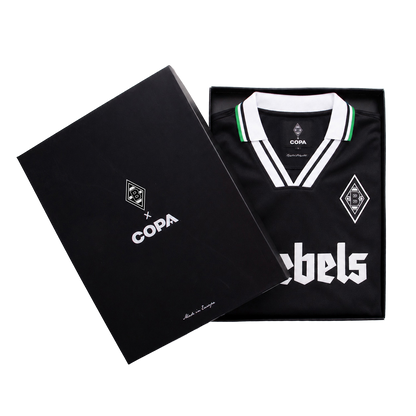 Maillot collector Borussia Mönchengladbach 1996 - 97 extérieur noir