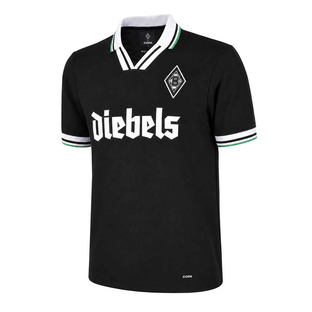 Maillot collector Borussia Mönchengladbach 1996 - 97 extérieur noir