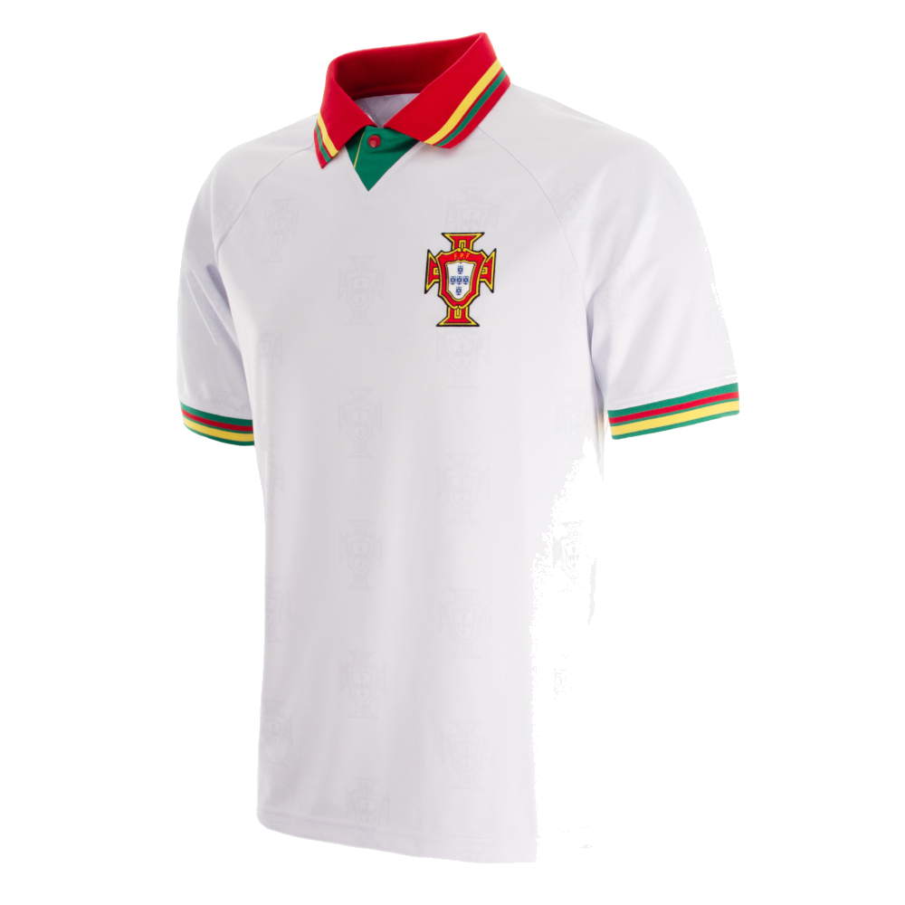 Maillot collector Portugal 1995 extérieur blanc
