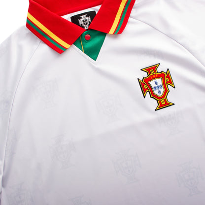 Maillot collector Portugal 1995 extérieur blanc