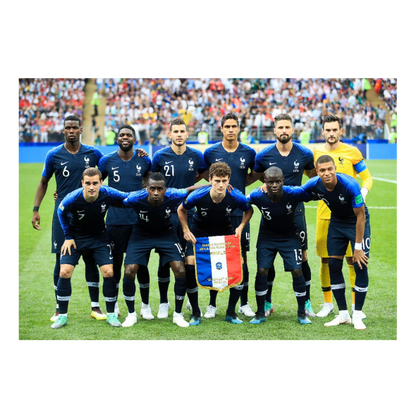Photo de l'équipe de France, Finale 2018