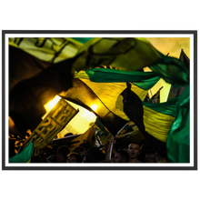 Load image into Gallery viewer, 100 men and one woman in a stadium, 1973