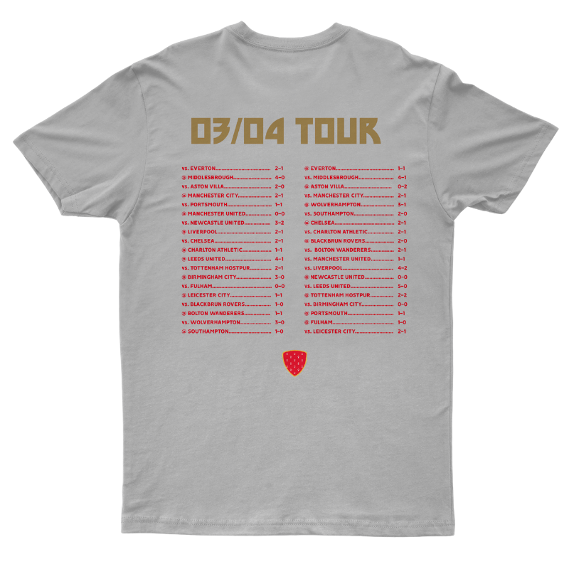 T-Shirt "Arsenal Invincibles 2004" On Tour