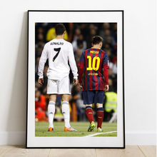 Charger l'image dans la galerie, Messi et Ronaldo lors du Clasico, 2014