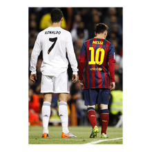 Charger l'image dans la galerie, Messi et Ronaldo lors du Clasico, 2014