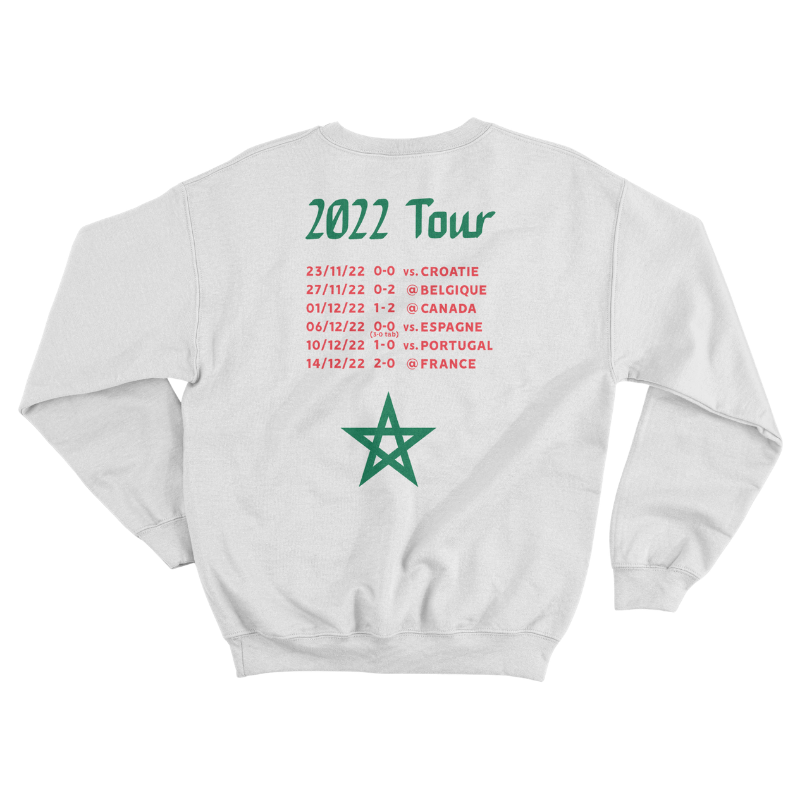 “Morocco 2022” On Tour T-Shirt white