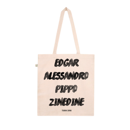 Tote bag "Edgar, Pippo, Zinédine..." Juventus 98