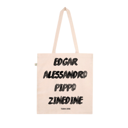 Tote bag "Edgar, Pippo, Zinédine..." Juventus 98