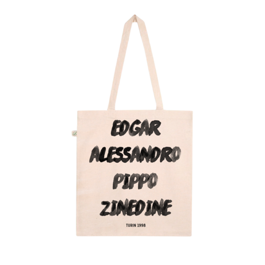 Borsa tote "Edgar, Pippo, Zinédine..." Juventus 98