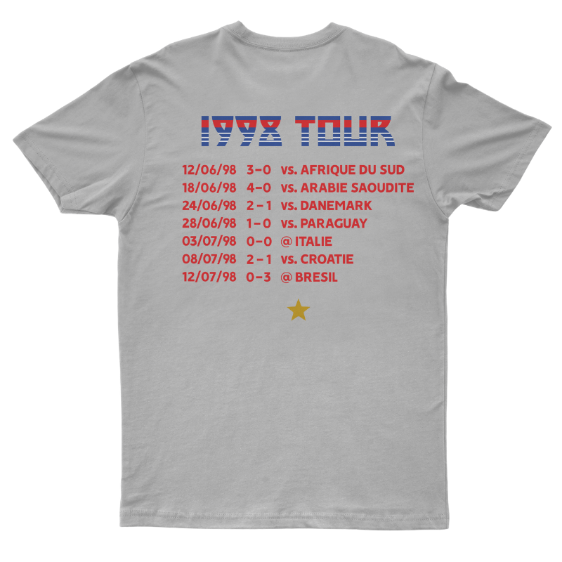 T-Shirt "France 98" On Tour