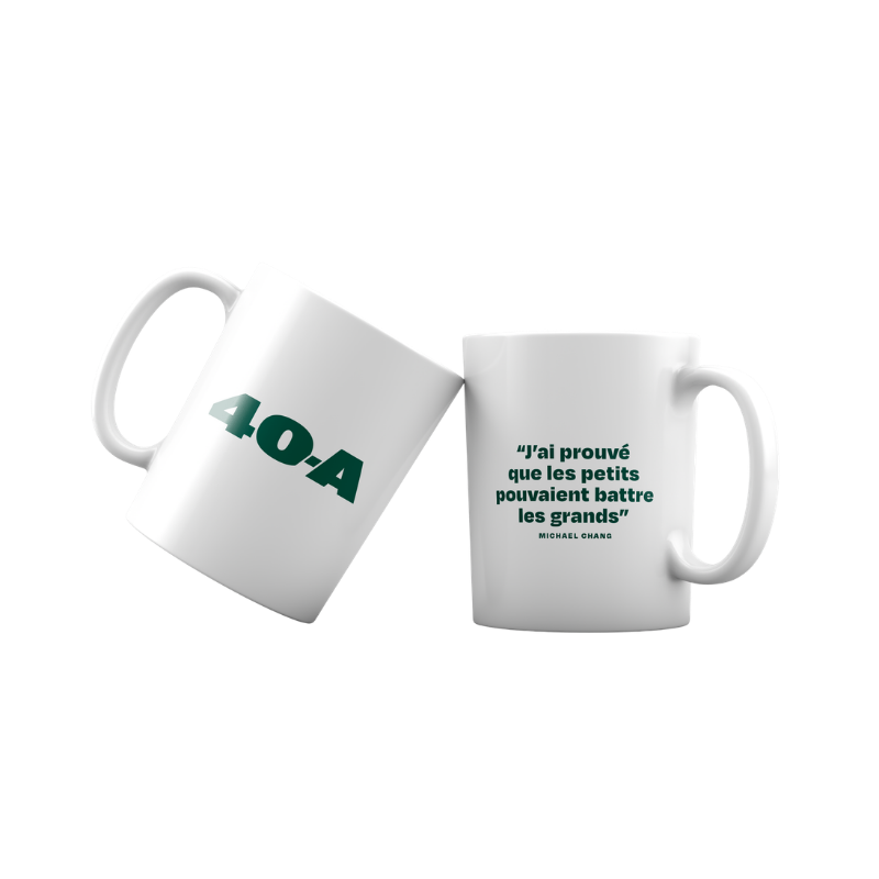 Mug citation Chang "Les petits pouvaient battre les grands"