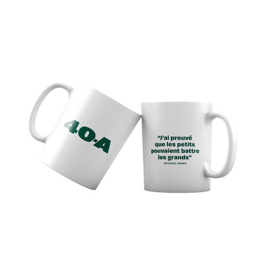 Chang quote mug "The little ones could beat the big ones"