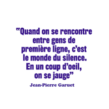 Charger l'image dans la galerie, Mug citation Garuet "Quand on se rencontre entre gens de première ligne"