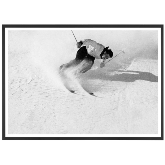 Emile Allais dans la poudreuse