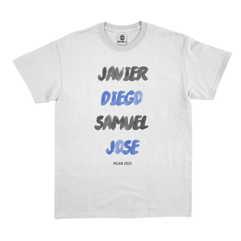 T-Shirt "Javier, Diego, Samuel, José" Inter Milan 2010