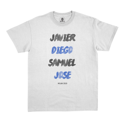 T-Shirt "Javier, Diego, Samuel, José" Inter Milan 2010