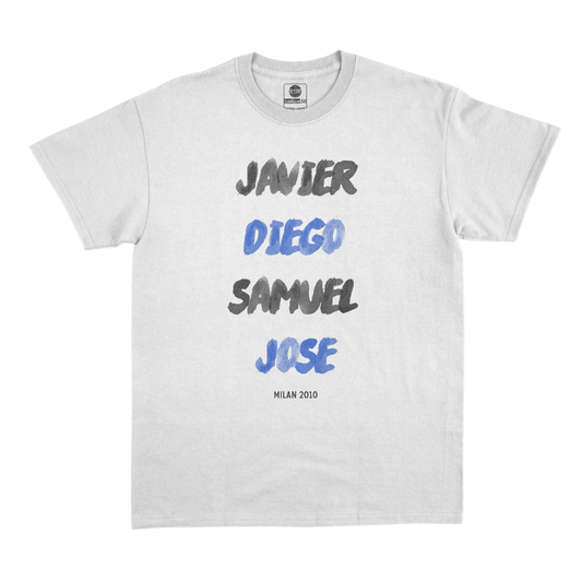 T-Shirt "Javier, Diego, Samuel, José" Inter Milan 2010