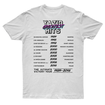 T-Shirt "Zidane Greatest Hits" blanc