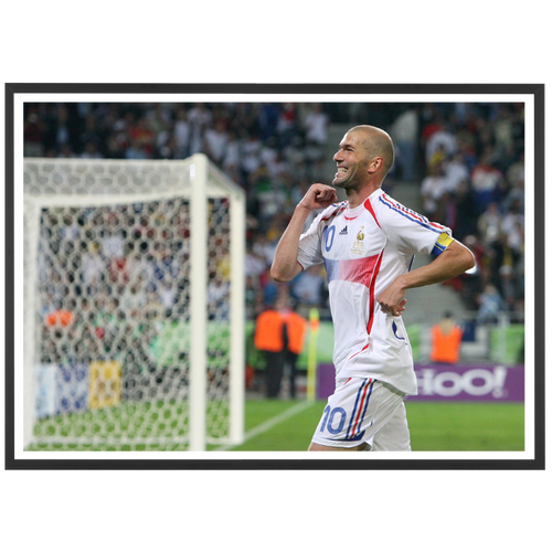 Zidane fête son but contre l'Espagne, 2006