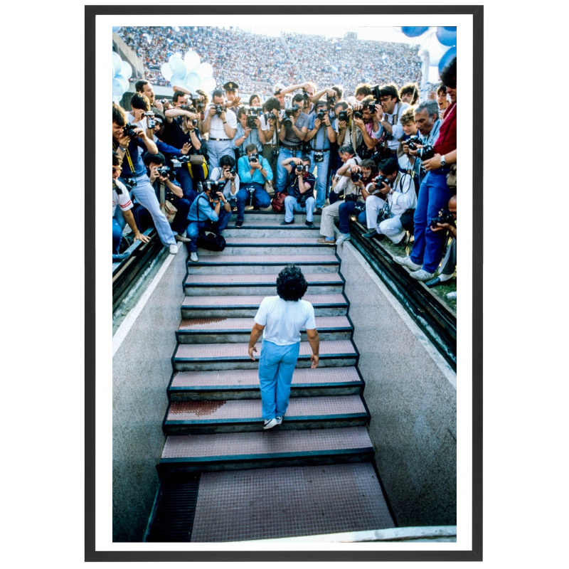 Présentation de Maradona au Napoli, 1984
