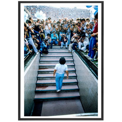 Présentation de Maradona au Napoli, 1984