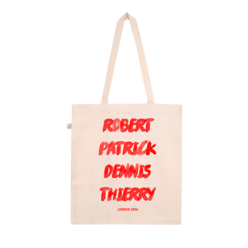 Tote bag "Thierry, Dennis, Robert, Patrick" Arsenal 2004