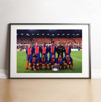 Photo d'équipe du Paris SG,  Finale 1996