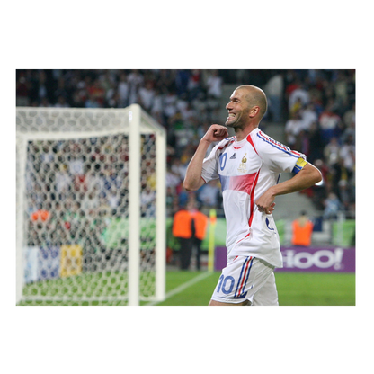 Zidane fête son but contre l'Espagne, 2006