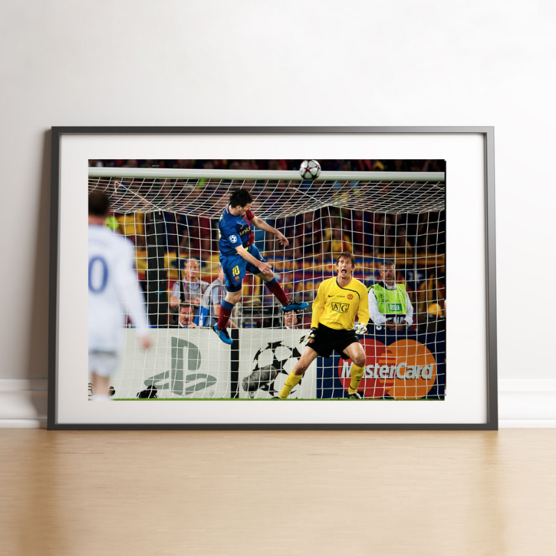 Messi s’envole contre Manchester, C1 2009