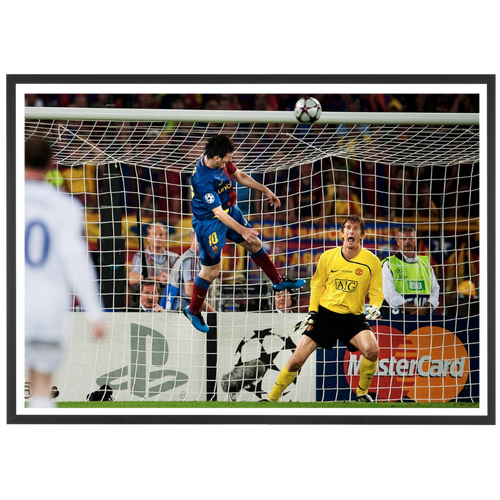 Messi s’envole contre Manchester, C1 2009