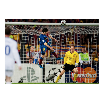 Messi s’envole contre Manchester, C1 2009