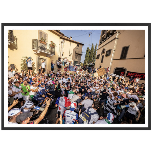 Thibaut Pinot dans sa Curva, Lombardie 2023