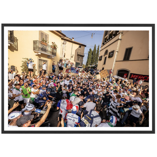 Thibaut Pinot dans sa Curva, Lombardie 2023