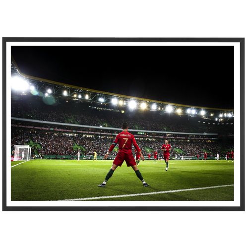 Cristiano's famous "Siu" celebration, 2019