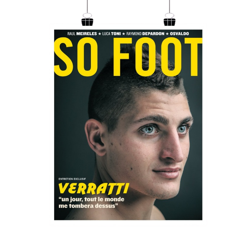 Affiche Marco Verratti, So Foot #125