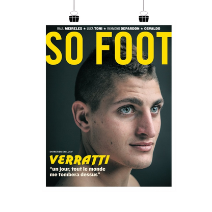 Affiche Marco Verratti, So Foot #125