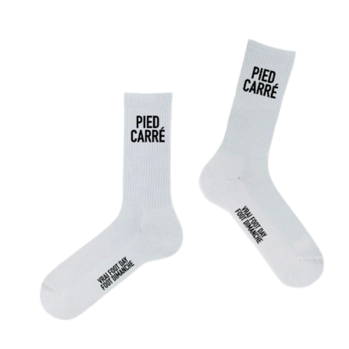 Chaussettes "Pieds carrés"
