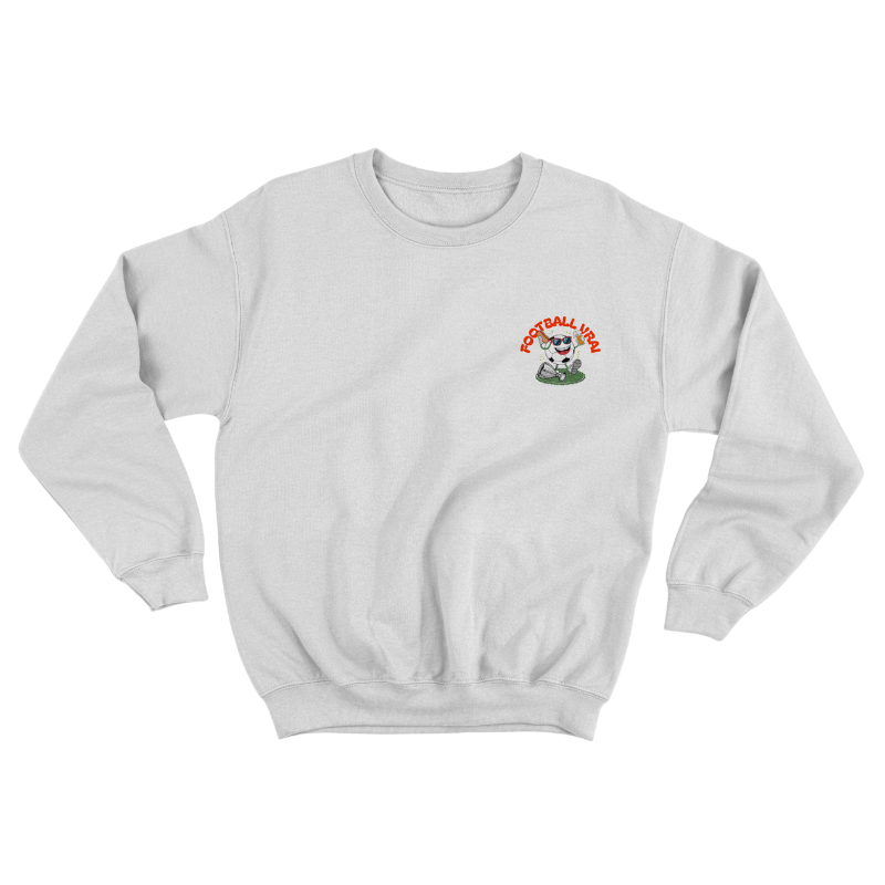 Sweat "Football District" : bière, pointu, chasuble