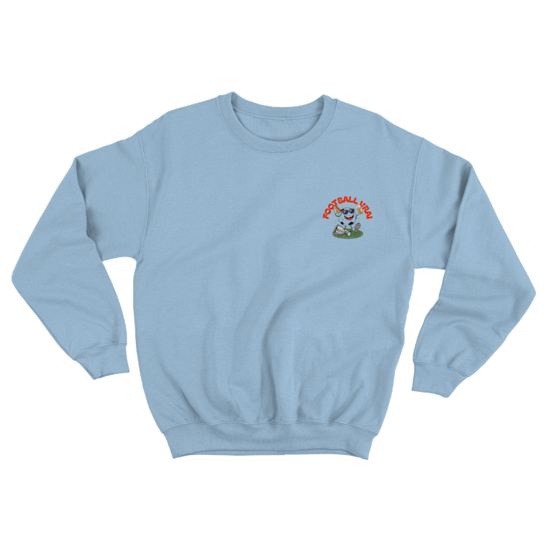 Sweat "Football District" : bière, pointu, chasuble