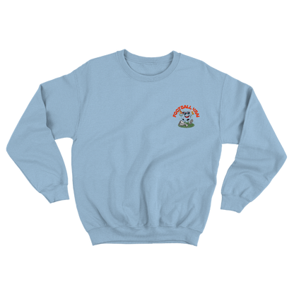 Sweat "Football District" : bière, pointu, chasuble