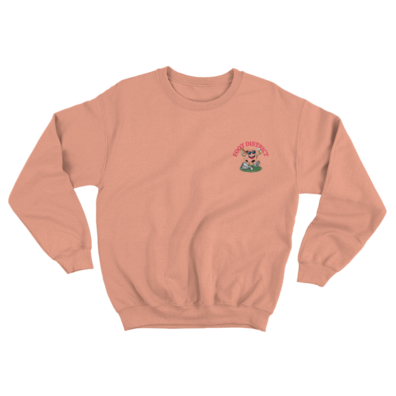 Sweat "Football District" : bière, pointu, chasuble