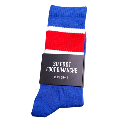Chaussettes Bleu et rouge